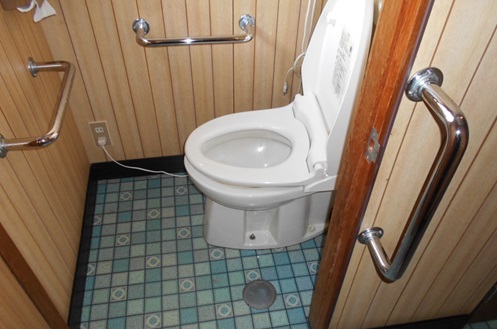 toilet before